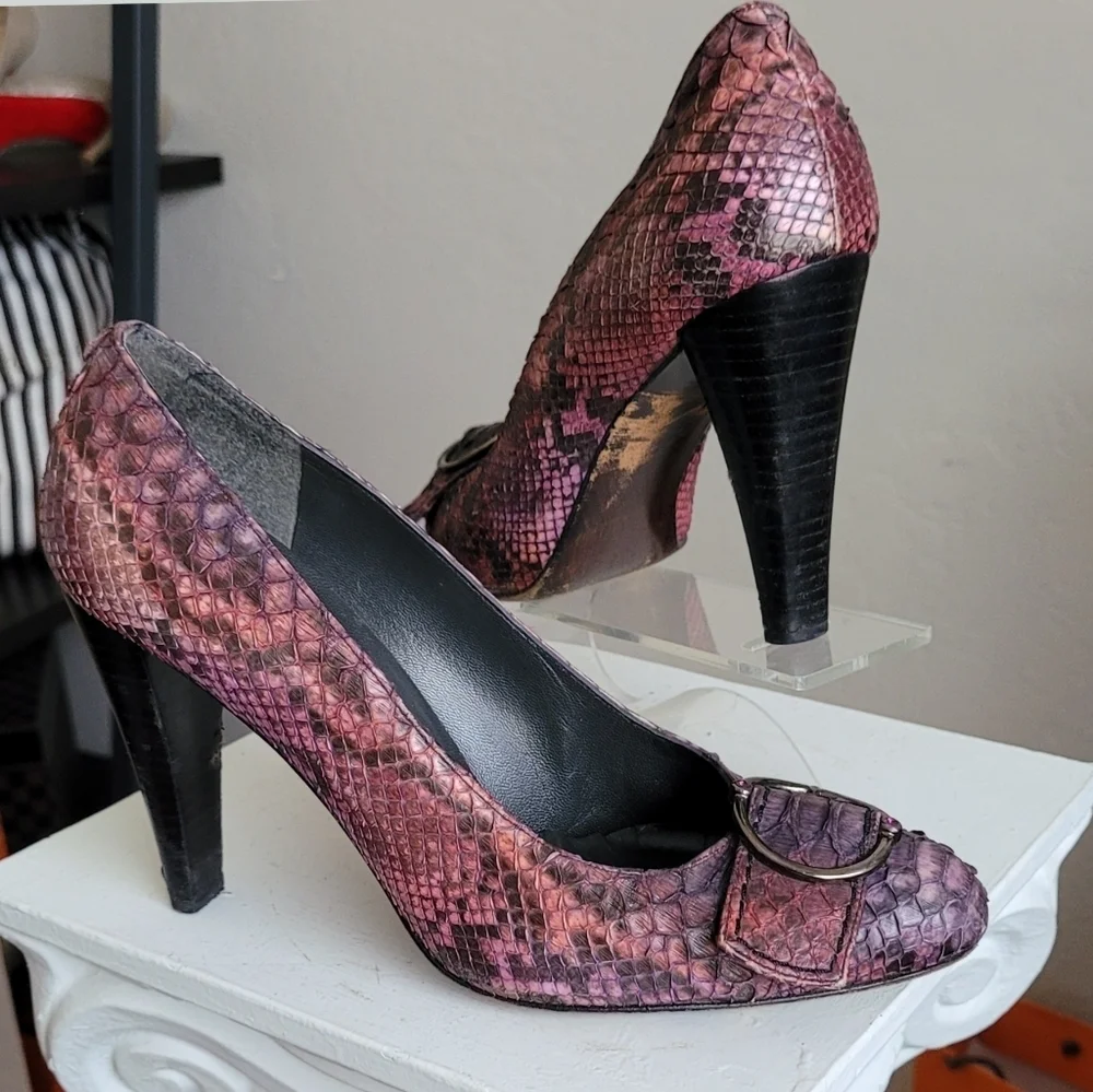 STUART Weitzman Pumps snake heels - Picture 6 of 16